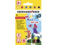 Crayon de couleur 3 en 1 Jumbo MINI MAXI