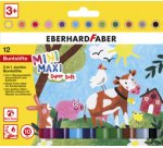 Crayon de couleur 3 en 1 Jumbo MINI MAXI