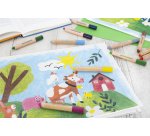 Crayon de couleur 3 en 1 Jumbo MINI MAXI