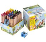 Crayon de couleur 3 en 1 Jumbo MINI MAXI, 40