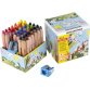 Crayon de couleur 3 en 1 Jumbo MINI MAXI, 40