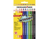 Crayon de couleur TRI WINNER, étui de 12