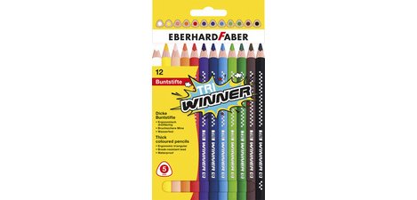 Crayon de couleur TRI WINNER, étui de 12