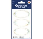 ZDesign HOME Étiquette, cadre ornementé, ovale