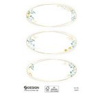 ZDesign HOME Étiquette, cadre ornementé, ovale