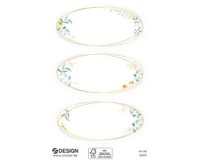ZDesign HOME Étiquette, cadre ornementé, ovale