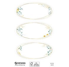 ZDesign HOME Étiquette, cadre ornementé, ovale