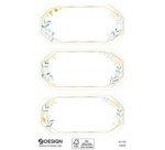 ZDesign HOME Étiquette, cadre ornementé, octogonal