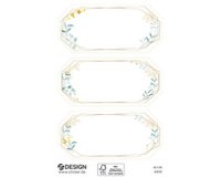 ZDesign HOME Étiquette, cadre ornementé, octogonal