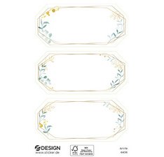 ZDesign HOME Étiquette, cadre ornementé, octogonal