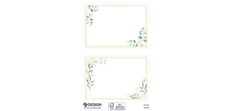 ZDesign HOME Étiquette, cadre ornementé, rectangulaire