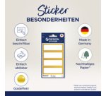 ZDesign HOME Étiquette, cadre doré, 70 x 21 mm