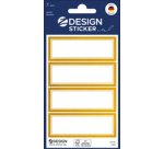 ZDesign HOME Étiquette, cadre doré, 70 x 21 mm