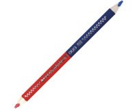 Crayon bicolore TRI WINNER, rouge/bleu
