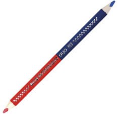 Crayon bicolore TRI WINNER, rouge/bleu