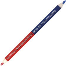 Crayon bicolore TRI WINNER, rouge/bleu