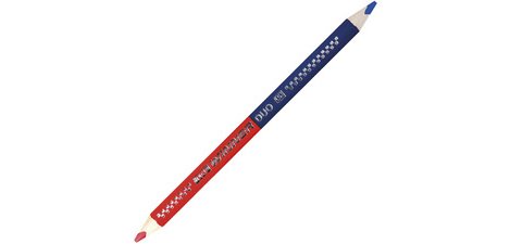 TRI WINNER Bicolor-Stift, Rot/Blau
