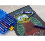 Craie de cire triangulaire WINNER, étui de 10