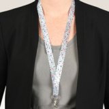 Tour de cou, rPET, 'tropical', 20 x 440 mm