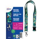 Tour de cou, rPET, 'tropical', 20 x 440 mm