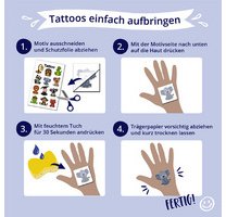 ZDesign KIDS Tatouages de Noël 'Animaux'
