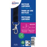 Tour de cou, en rPET, 440 x 15 mm, lilas