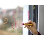 Craie de cire pour vitre, boîte carton de 12