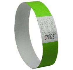 Printable bracelet, 256 x 19 mm, neon green
