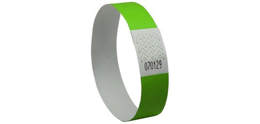 Bracelet imprimable, 256 x 19 mm, vert fluo