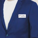 AVERY Insert imprimable pour badge, 190 g/m2, 64x22mm, blanc