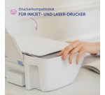 AVERY Insert imprimable pour badge, 190 g/m2, 65x30mm, blanc