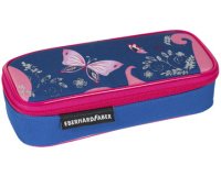 Trousse Papillon, rose/bleu