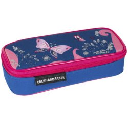 Trousse Papillon, rose/bleu