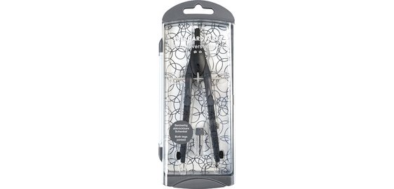 FABER-CASTELL Rapid Adjustment Compass, Jointed, Anthracite