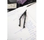 FABER-CASTELL Compas à réglage rapide, articulé, anthracite