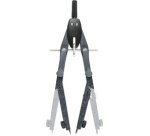 FABER-CASTELL Compas à réglage rapide, articulé, anthracite