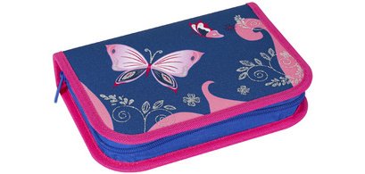 Étui scolaire Papillon, 32 pièces