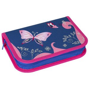 Étui scolaire Papillon, 32 pièces