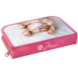 Étui scolaire Chaton, 42 pièces