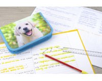 Étui scolaire Chien, 42 pièces