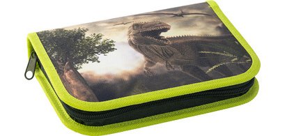Étui scolaire Dino, 42 pièces