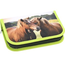 Étui scolaire Cheval, 42 pièces