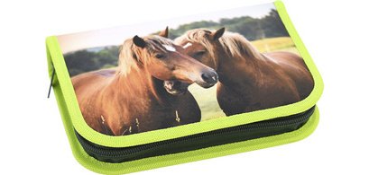 Étui scolaire Cheval, 42 pièces