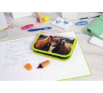 Étui scolaire Cheval, 42 pièces