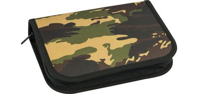 Étui scolaire Camouflage, 32 pièces