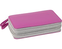 Schooletui met dubbele klep, 30 stuks, roze