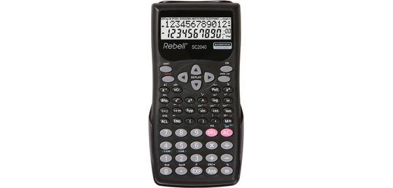 Schoolrekenmachine SC2040 zwart