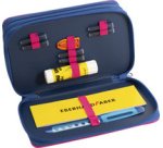 Étui scolaire triple rabat Papillon