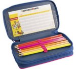 Étui scolaire triple rabat Papillon