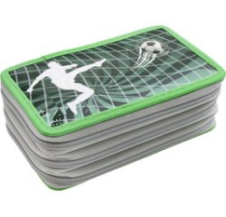 Étui scolaire triple rabat Football